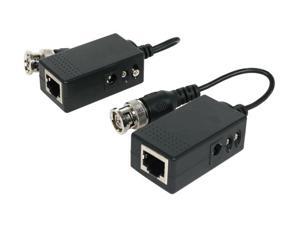 Aposonic Video Balun RJ-45 to BNC Converter with Power Input (A-XRJMBNC) Aposonic Video Balun RJ-45 to BNC Converter with Power Input (A-XRJMBNC)