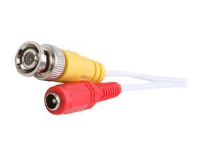 Aposonic A-XBNC100FT 100 ft. BNC Video & Power Cable - White Aposonic A-XBNC100FT 100 ft. BNC Video & Power Cable - White