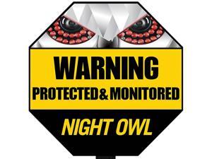 Night Owl A-GYSS Reflective Outdoor Yard Stake Sign Night Owl A-GYSS Reflective Outdoor Yard Stake Sign