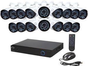 Night Owl B-X162-16 Security Surveillance System, 16 Ch.l 960H DVR + 16 x 900TVL Night Vision Outdoor Camera, w/ 2TB HDD Night Owl B-X162-16 Security Surveillance System, 16 Ch.l 960H DVR + 16 x 900TVL Night Vision Outdoor Camera, w/ 2TB HDD