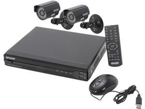 KGuard OT401-2CW134M-500G 4 Channel H.264 Level Surveillance DVR Kit KGuard OT401-2CW134M-500G 4 Channel H.264 Level Surveillance DVR Kit
