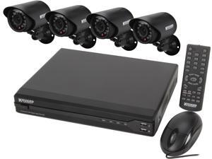 KGuard KG-OT401-4FW426A-500G 4 Channel DVR Security System & 4 Cameras 480 TVL with Smartphone and Tablet Remote viewing KGuard KG-OT401-4FW426A-500G 4 Channel DVR Security System & 4 Cameras 480 TVL with Smartphone and Tablet Remote viewing