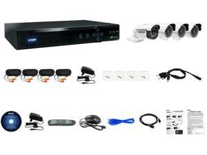 KGuard Aurora Series: AR421-CKT001-500G Full 960H H.264 4 Ch. DVR, QR Code Mobile Setup, 1 x 800TVL Auto Tracking Camera and 3 x 700TVL Camera KGuard Aurora Series: AR421-CKT001-500G Full 960H H.264 4 Ch. DVR, QR Code Mobile Setup, 1 x 800TVL Auto Tracking Camera and 3 x 700TVL Camera