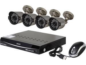 KGuard EL822-CKT005-500GB 8 Channel H.264 Level 960H DVR w/QR Code Easy Setup, Support Cloud Service-Dropbox, 4 x800TVL Day/Night Camera KGuard EL822-CKT005-500GB 8 Channel H.264 Level 960H DVR w/QR Code Easy Setup, Support Cloud Service-Dropbox, 4 x800TVL Day/Night Camera