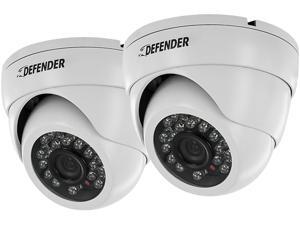 Defender 21319 800TVL MAX Resolution BNC Pro 2 Pack 800TVL Ultra High Resolution Widescreen Indoor/Outdoor Dome Security Cameras Defender 21319 800TVL MAX Resolution BNC Pro 2 Pack 800TVL Ultra High Resolution Widescreen Indoor/Outdoor Dome Security Cameras