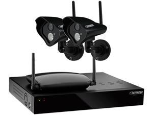 Defender 21153 4 Channel H.264 Level Pro Connected 4-Channel 1TB DVR with (2) 520 TVL Digital Wireless Camera Defender 21153 4 Channel H.264 Level Pro Connected 4-Channel 1TB DVR with (2) 520 TVL Digital Wireless Camera