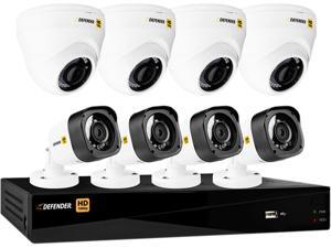 Defender HD1T8D4B4 8 Channel H.264 Level HD 1080P 8CH with 4 Dome Cameras & 4 Bullet Cameras Defender HD1T8D4B4 8 Channel H.264 Level HD 1080P 8CH with 4 Dome Cameras & 4 Bullet Cameras