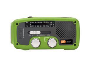 eton Self-Powered AM/FM/NOAA Weather Radio with Flashlight, Solar Power, and Cell Phone Charger(Green) NFR160WXBL eton Self-Powered AM/FM/NOAA Weather Radio with Flashlight, Solar Power, and Cell Phone Charger(Green) NFR160WXBL