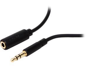 Belkin F8V204TT06-E3-P 6 ft 3.5MM Mini Stereo Extension Av Cable M-F Belkin F8V204TT06-E3-P 6 ft 3.5MM Mini Stereo Extension Av Cable M-F