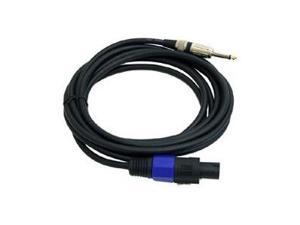 Pyle PPSJ15 15ft. 12 Gauge Speaker Cable W/ Speakon to 1/4" Male Pyle PPSJ15 15ft. 12 Gauge Speaker Cable W/ Speakon to 1/4" Male