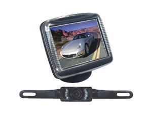 PYLE 3.5" Monitor w/ License Plate Mount Night Vision Rearview Camera PYLE 3.5" Monitor w/ License Plate Mount Night Vision Rearview Camera