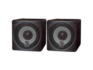 PYLE PCB3BK Mini Cube Bookshelf Speaker (Black) 3'' 100 Watt Pair PYLE PCB3BK Mini Cube Bookshelf Speaker (Black) 3'' 100 Watt Pair