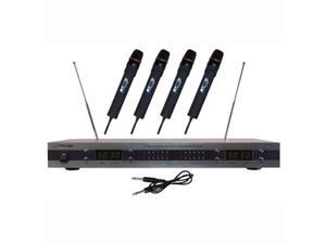 PYLE PDWM5500 4 Mic VHF Wireless Microphone System PYLE PDWM5500 4 Mic VHF Wireless Microphone System