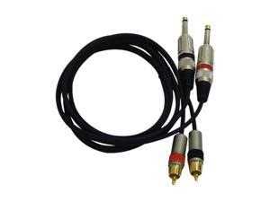 Pyle Model PPRCJ05 5 ft. Dual Professional Audio Link Cable M-M Pyle Model PPRCJ05 5 ft. Dual Professional Audio Link Cable M-M