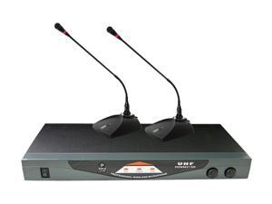 Pyle PDWM2150 Professional Dual Table-Top VHF Wireless Microphone System Pyle PDWM2150 Professional Dual Table-Top VHF Wireless Microphone System