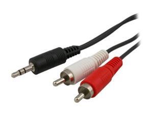 Cables To Go 40614 6 feet 3.5mm Stereo Male to 2 RCA Stereo Male Y-Cable Male to Male Cables To Go 40614 6 feet 3.5mm Stereo Male to 2 RCA Stereo Male Y-Cable Male to Male