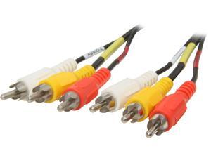 C2G Model 40448 6 ft Value Series Composite Video + Stereo Audio Cable M-M C2G Model 40448 6 ft Value Series Composite Video + Stereo Audio Cable M-M