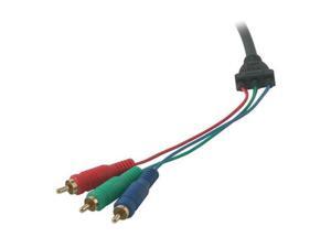 C2G 29640 3 ft. Ultima HD15 Male to RCA HDTV Component Video Breakout Cable M-M C2G 29640 3 ft. Ultima HD15 Male to RCA HDTV Component Video Breakout Cable M-M