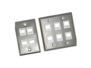 C2G 37093 1-Port Single Gang Multimedia Keystone Wall Plate C2G 37093 1-Port Single Gang Multimedia Keystone Wall Plate