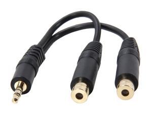 StarTech MUY1MFF 6" Stereo Splitter Cable - 3.5mm Male to 2 x 3.5mm Female StarTech MUY1MFF 6" Stereo Splitter Cable - 3.5mm Male to 2 x 3.5mm Female