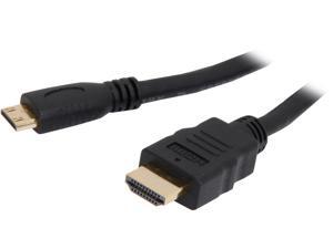 StarTech HDMIACMM6 6 ft. Black HDMI to Mini HDMI HDMI to Mini HDMI Cable for Digital Video M-M StarTech HDMIACMM6 6 ft. Black HDMI to Mini HDMI HDMI to Mini HDMI Cable for Digital Video M-M
