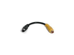 StarTech Model SVID2COMP 0.5 feet S-Video to Composite Video Adapter Cable F-M StarTech Model SVID2COMP 0.5 feet S-Video to Composite Video Adapter Cable F-M