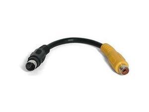 StarTech Model SVID2COMP 0.5 feet S-Video to Composite Video Adapter Cable F-M StarTech Model SVID2COMP 0.5 feet S-Video to Composite Video Adapter Cable F-M