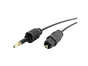 StarTech Model THINTOSMIN6 6 Feet Toslink to Mini Digital Optical SPDIF Audio Cable Male to Male StarTech Model THINTOSMIN6 6 Feet Toslink to Mini Digital Optical SPDIF Audio Cable Male to Male