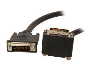 StarTech DVIDDMMTA6 Black 6 ft M-M 90° Upward Angled Dual Link DVI-D Monitor Cable StarTech DVIDDMMTA6 Black 6 ft M-M 90° Upward Angled Dual Link DVI-D Monitor Cable