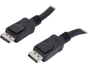 StarTech DISPLPORT35L 35 ft. Black Connector A: 1 - DisplayPort Male Connector B: 1 - DisplayPort Male DisplayPort Cable with Latches M-M StarTech DISPLPORT35L 35 ft. Black Connector A: 1 - DisplayPort Male Connector B: 1 - DisplayPort Male DisplayPort Cable with Latches M-M