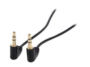 StarTech MU1MMS2RA Slim 3.5mm Right Angle Stereo Audio Cable - M/M M-M StarTech MU1MMS2RA Slim 3.5mm Right Angle Stereo Audio Cable - M/M M-M