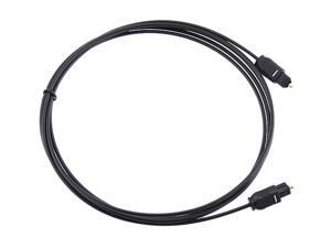 Insten Model 675698 6 ft. Black Molded 6 Foot Digital Optical Audio TosLink Cable - M/M Insten Model 675698 6 ft. Black Molded 6 Foot Digital Optical Audio TosLink Cable - M/M