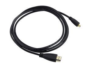 675793 6 ft. Black / Gold HDMI Type A (Male) to HDMI Type D (Male) High Speed HDMI Cable with Ethernet ,Type D Micro M/M Cable 675793 6 ft. Black / Gold HDMI Type A (Male) to HDMI Type D (Male) High Speed HDMI Cable with Ethernet ,Type D Micro M/M Cable