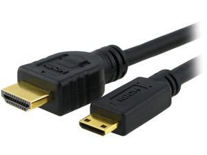 Insten 675827 6 ft. Black HDMI to Mini HDMI Mini HDMI to HDMI High Speed Cable M / M Insten 675827 6 ft. Black HDMI to Mini HDMI Mini HDMI to HDMI High Speed Cable M / M