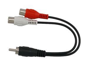 Insten 675833 6" RCA Y Adapter Cable Insten 675833 6" RCA Y Adapter Cable
