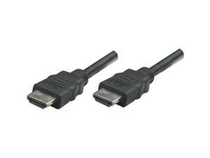 MANHATTAN 323222 10 ft Black HDMI 19-pin male to HDMI 19-pin male connections High Speed HDMI® Cable with Ethernet MANHATTAN 323222 10 ft Black HDMI 19-pin male to HDMI 19-pin male connections High Speed HDMI® Cable with Ethernet