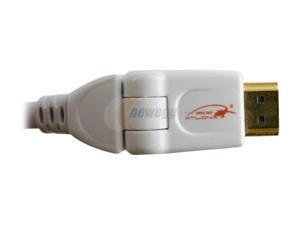 Atlona AT14035-5 16.5 feet White HDMI Digital Cable with Swivel Connectors M-M Atlona AT14035-5 16.5 feet White HDMI Digital Cable with Swivel Connectors M-M