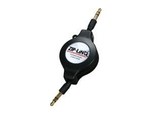 CABLES UNLIMITED ZIP-AUDIO-CD3 4 feet Ziplinq Retractable 3.5mm Audio Cable M-M CABLES UNLIMITED ZIP-AUDIO-CD3 4 feet Ziplinq Retractable 3.5mm Audio Cable M-M