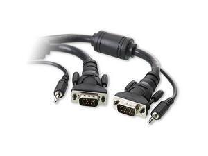 Belkin F3X1982-06 6 ft. VGA/UXGA Monitor Cable with 3.5mm Audio Belkin F3X1982-06 6 ft. VGA/UXGA Monitor Cable with 3.5mm Audio