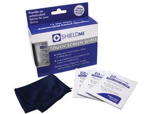 ShieldMe 1010 Touch Screen Wipes (14 Sachets and 6"x6" Antimicrobial Microfiber) ShieldMe 1010 Touch Screen Wipes (14 Sachets and 6"x6" Antimicrobial Microfiber)