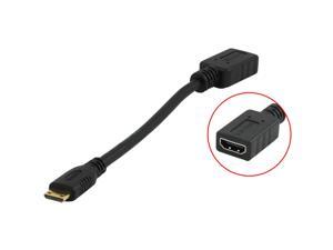 EVGA HDMI Cable - HDMI for Audio/Video Device - 6" - 1 x Mini HDMI Male Digital Audio/Video - 1 x HDMI Female Digital Audio/Video - W000-00-000106 EVGA HDMI Cable - HDMI for Audio/Video Device - 6" - 1 x Mini HDMI Male Digital Audio/Video - 1 x HDMI Female Digital Audio/Video - W000-00-000106
