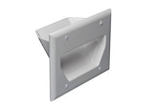 DataComm 45-0003-WH 3-Gang Recessed Cable Plate, White DataComm 45-0003-WH 3-Gang Recessed Cable Plate, White
