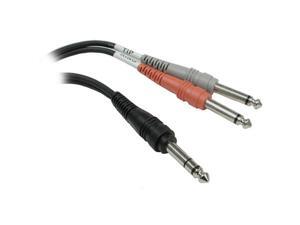 Hosa Model STP-202 2m 1/4 in TRS to Dual 1/4 in TS M-M Hosa Model STP-202 2m 1/4 in TRS to Dual 1/4 in TS M-M