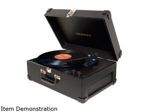 Crosley CR6249A-BK Deluxe Keepsake USB Turntable, Black Crosley CR6249A-BK Deluxe Keepsake USB Turntable, Black