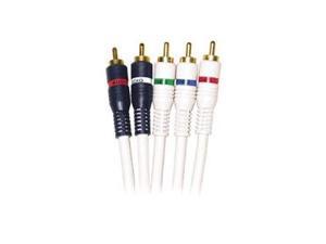 STEREN 254-612IV 12 feet 5-RCA Component-A/V Cable M-M STEREN 254-612IV 12 feet 5-RCA Component-A/V Cable M-M