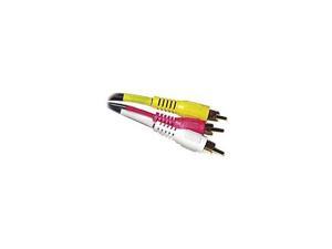 STEREN Model 206-275 6 ft. Stereo 3-RCA A/V Cable M-M STEREN Model 206-275 6 ft. Stereo 3-RCA A/V Cable M-M