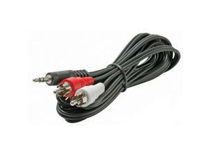 STEREN BL-265-406BK 6 ft. Stereo "Y" Audio Cable Adapter STEREN BL-265-406BK 6 ft. Stereo "Y" Audio Cable Adapter