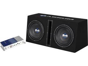 MTX Dual 10" Magnum Enclosured Subwoofer & Amp Combo MTX Dual 10" Magnum Enclosured Subwoofer & Amp Combo
