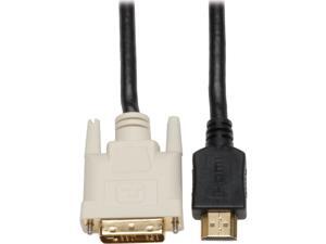 Tripp Lite P566-012 3 Feet HDMI to DVI M/M Gold Digital Video Cable Tripp Lite P566-012 3 Feet HDMI to DVI M/M Gold Digital Video Cable