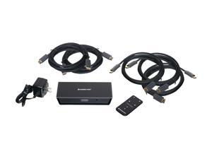 IOGEAR GHDSW4KIT 4-Port HD Audio/Video Switch with Remote and Cables IOGEAR GHDSW4KIT 4-Port HD Audio/Video Switch with Remote and Cables